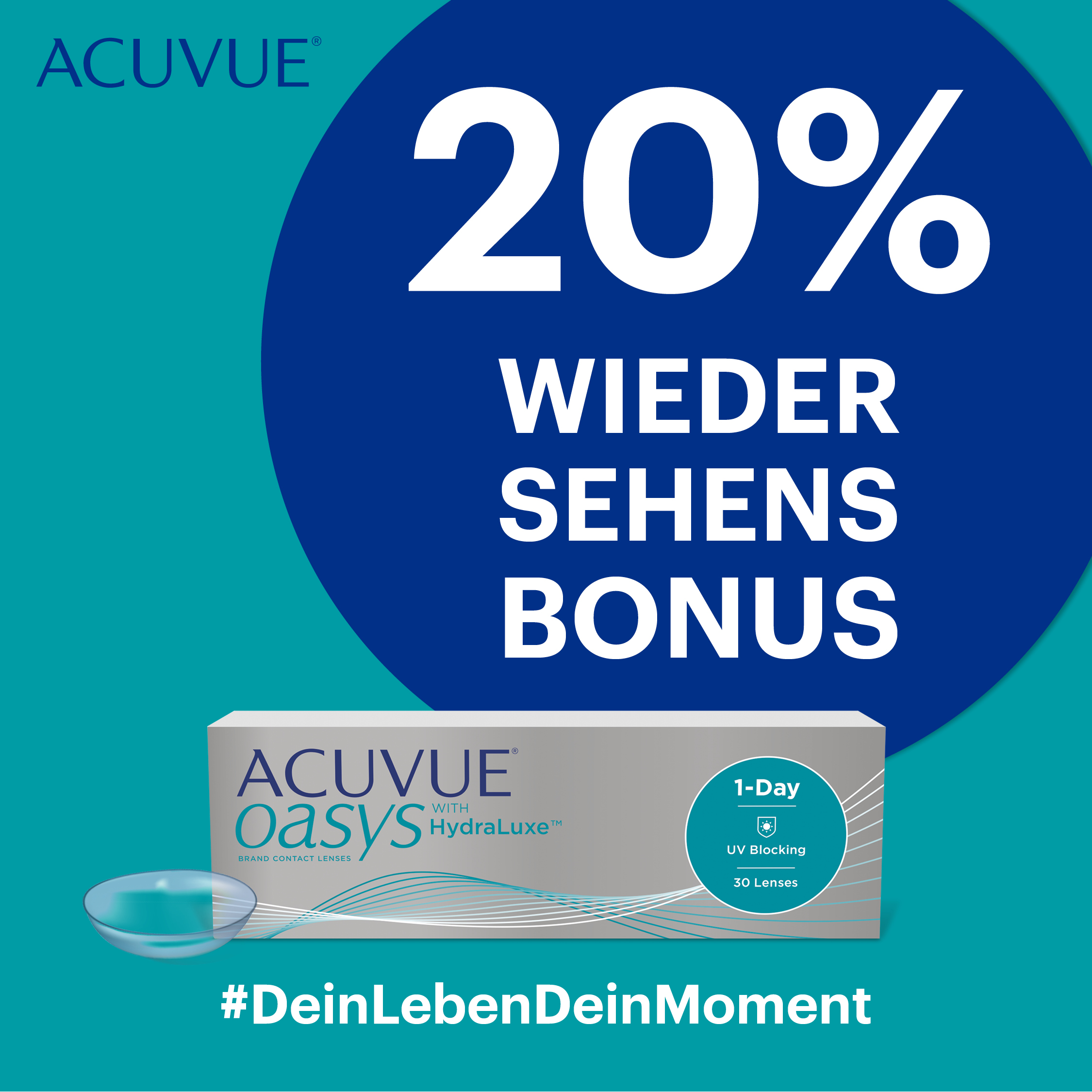 Acuvue Oasys® 1-Day with HydraLuxe™ Technology – Bild 3